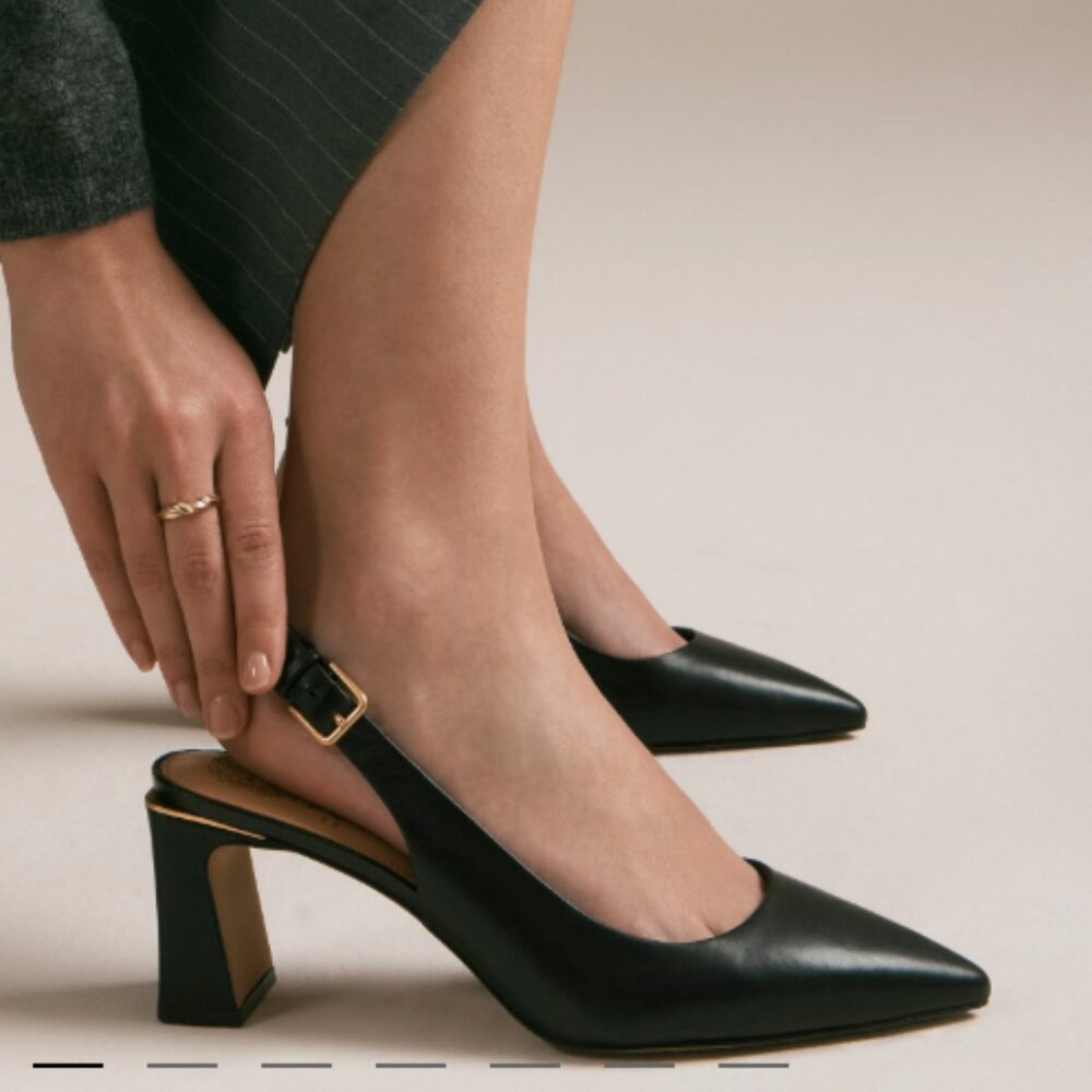 Vince Camuto Hamden Slingback Pump * Black Heels * NWOT * Sz 7